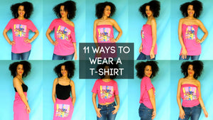 11 Ways To Wear a T-shirt | Fashion Hacks Capsule Wardrobe