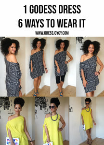 1 Goddess Dress, 6 Ways To Wear It | Summer Capsule Wardrobe