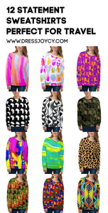 12 Must-Have Statement Sweatshirts Perfect for Travel | Travel Capsule Wardrobe