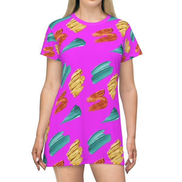 Make Up Your Reality T-Shirt Dress