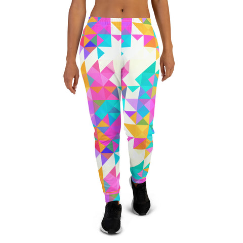 Rainbow Mosaic Women's Joggers