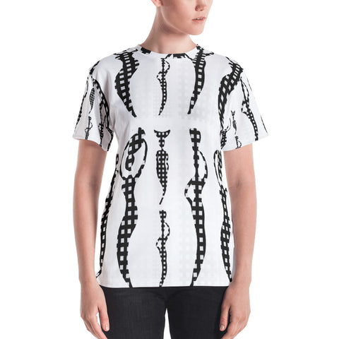 Les Porteuses d'Espoir All-Over Print Crew Neck T-Shirt
